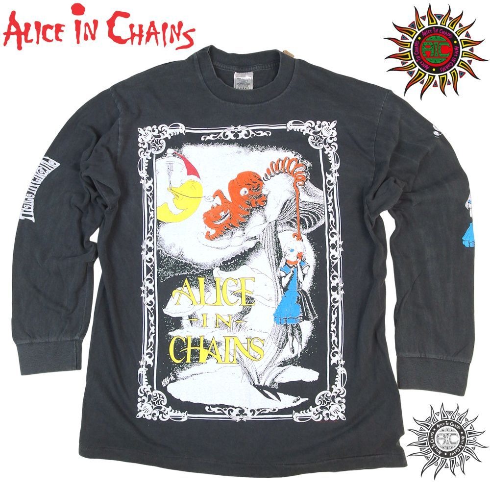 ALICE IN CHAINS ロンT アリスインチェインズ 長袖 Tシャツ wonderl