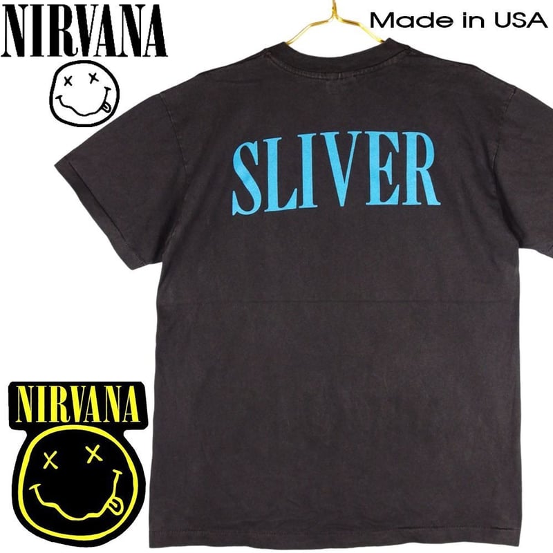 NIRVANA ニルヴァーナ Tシャツ SILVER USA製 メンズ レディース NIRVANA ニルヴァーナ Tシャツ SILVER USA製 メンズ レディース