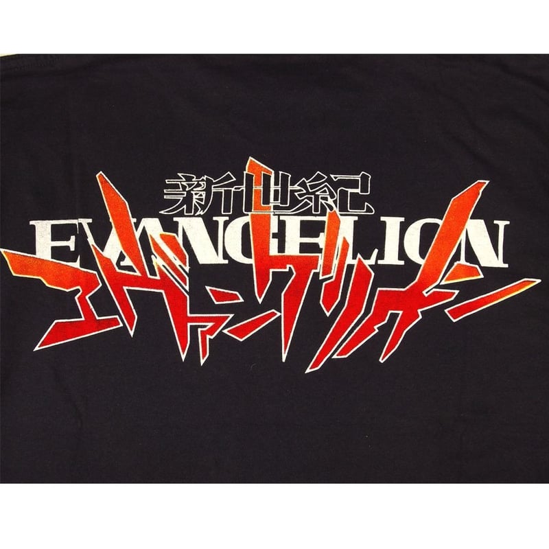 EVANGELION Tシャツ 新世紀 エヴァンゲリオン アニメ ブラック Lサイズ