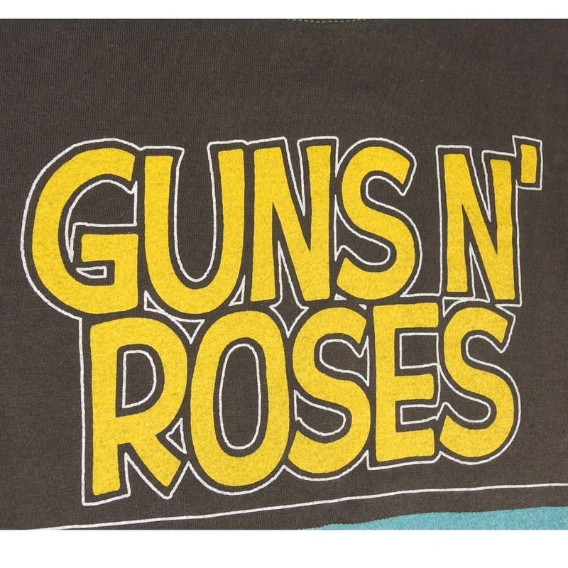 GUNS N' ROSES ガンズアンドローゼス Tシャツ Hanes製 チャコール L