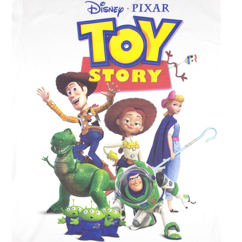TOY STORY トイストーリー Tシャツ ホワイト ウッディ バズライト
