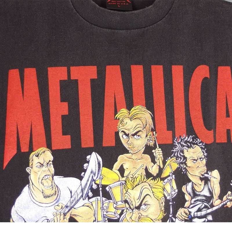 METALLICA メタリカ Tシャツ ブラック Lサイズ USA製 ヘヴィメタ 