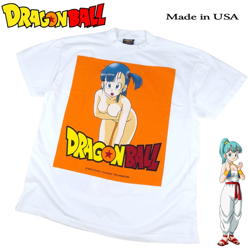 DRAGON BALL Tシャツ ドラゴンボール アニメ ホワイト Lサイズ ブルマ