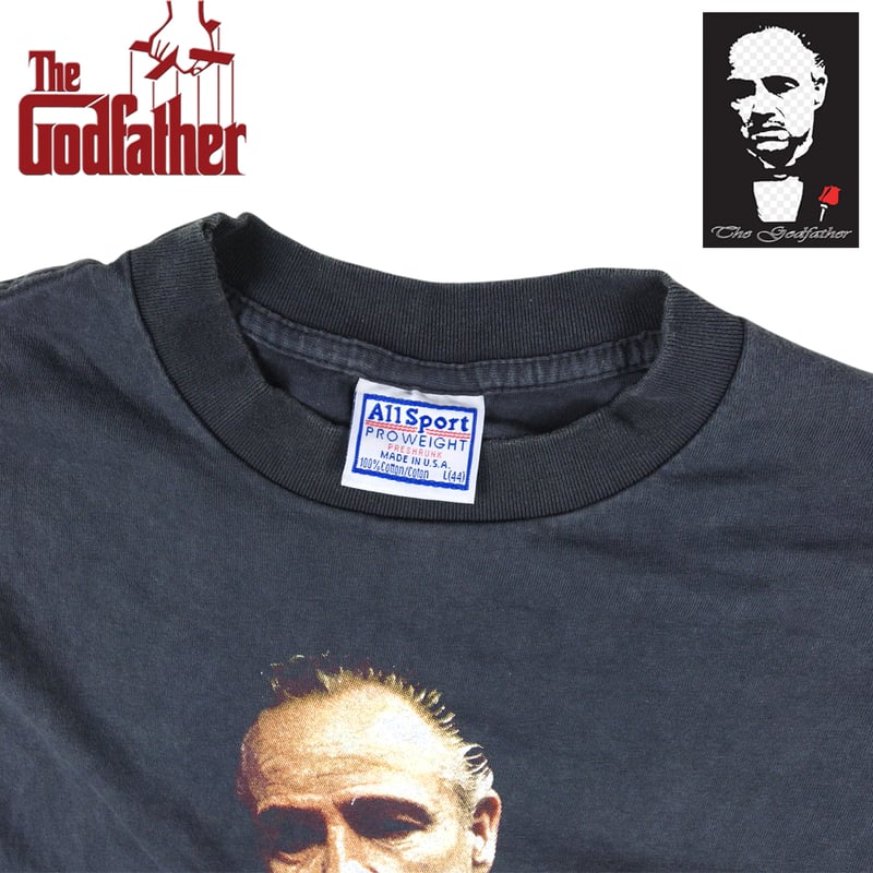 ゴッドファーザー god father Tシャツ 半袖 映画T ブラック アル