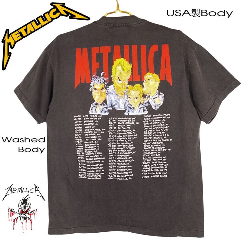 METALLICA メタリカ Tシャツ ブラック Lサイズ USA製 ヘヴィメタ METALLICA メタリカ Tシャツ ブラック Lサイズ USA製 ヘヴィメタ