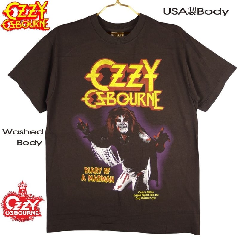 Ozzy Osbourne バンドTシャツ オジー・オズボーン 公式 ozzy osbourne Tシャツ オジーオズボーン OZZY 半袖 USA製