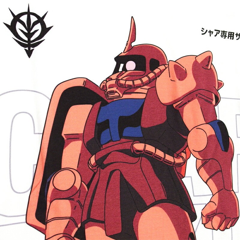 機動戦士ガンダム シャア専用 ザク Tシャツ GUNDAM メンズ zaku MS