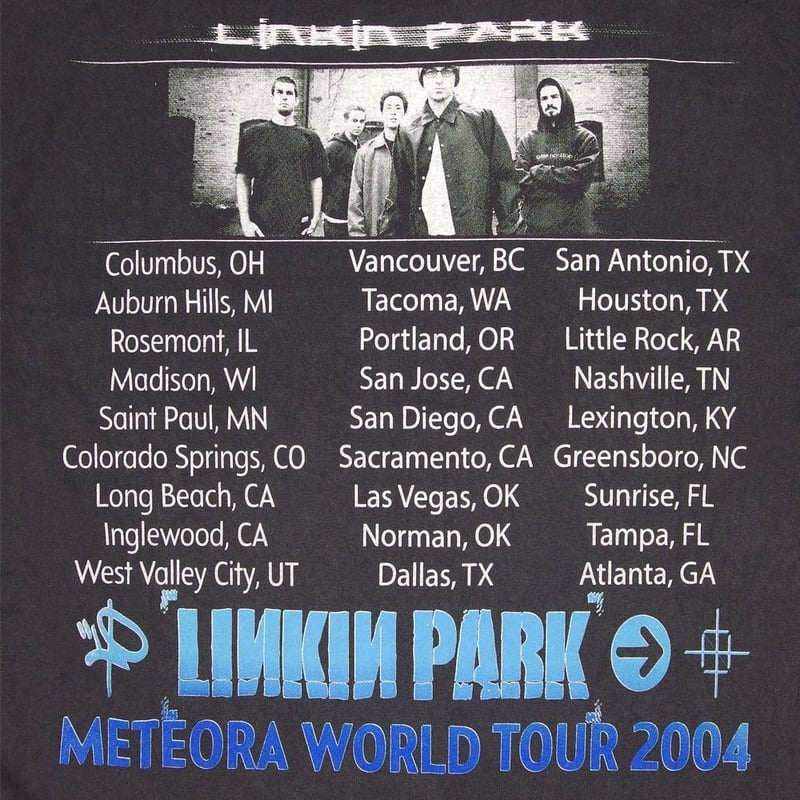 LINKIN PARK リンキンパーク Tシャツ USA製 ブラック Lサイズ バンドT