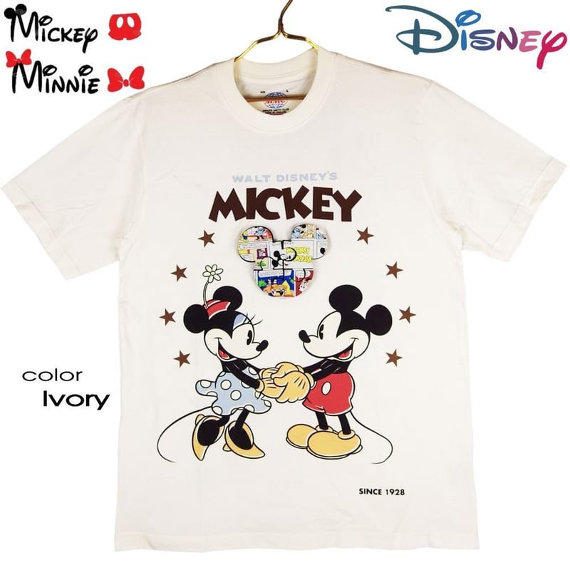Mickey ミッキーマウス Minnie ミニーマウス Tシャツ 半袖
