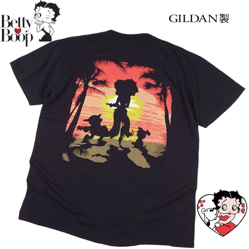 Betty Boop ベティ ブープ ベティーちゃん Tシャツ 半袖 GILDAN