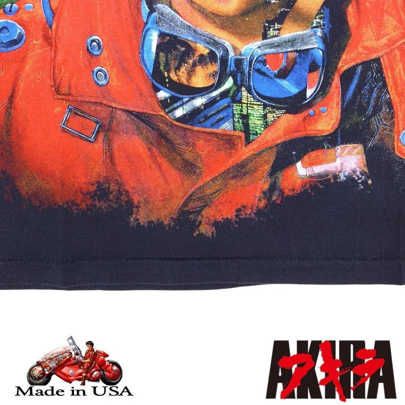 AKIRA アキラ アニメ Tシャツ USA製 ブラック Lサイズ 半袖 メンズ