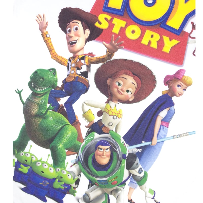 TOY STORY トイストーリー Tシャツ ホワイト ウッディ バズライト