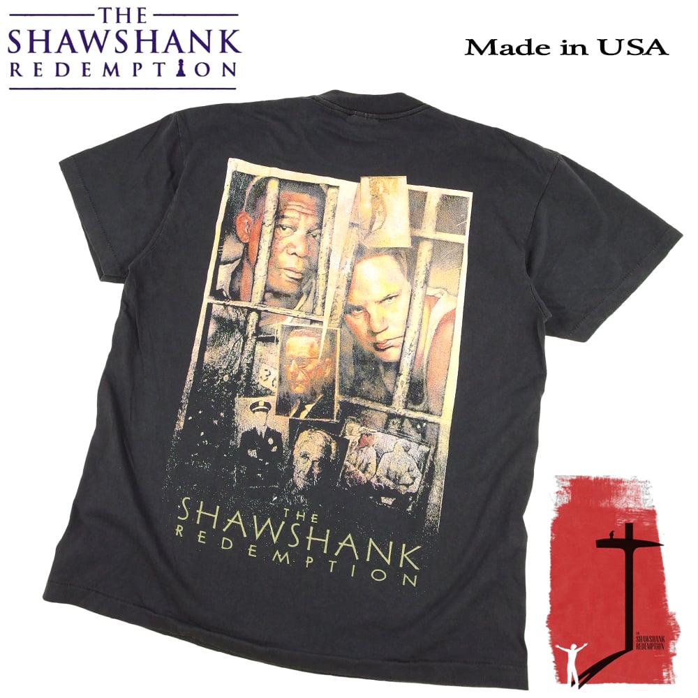 ショーシャンク の空に Shawshank Redemption Tシャツ 映画T 半袖 ブラ