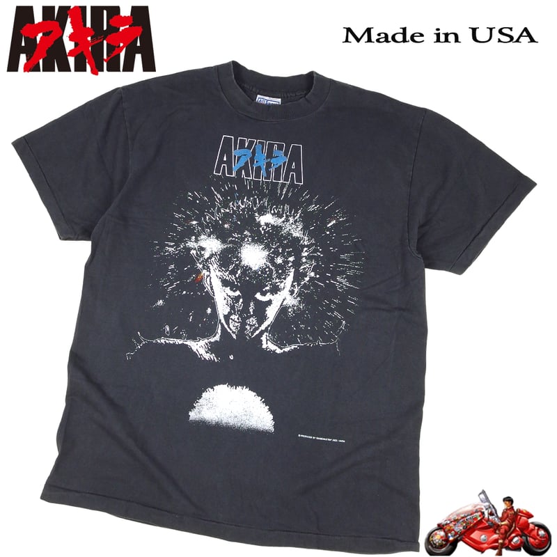 AKIRA アキラ アニメ Tシャツ USA製 ブラック Lサイズ 半袖 メンズ