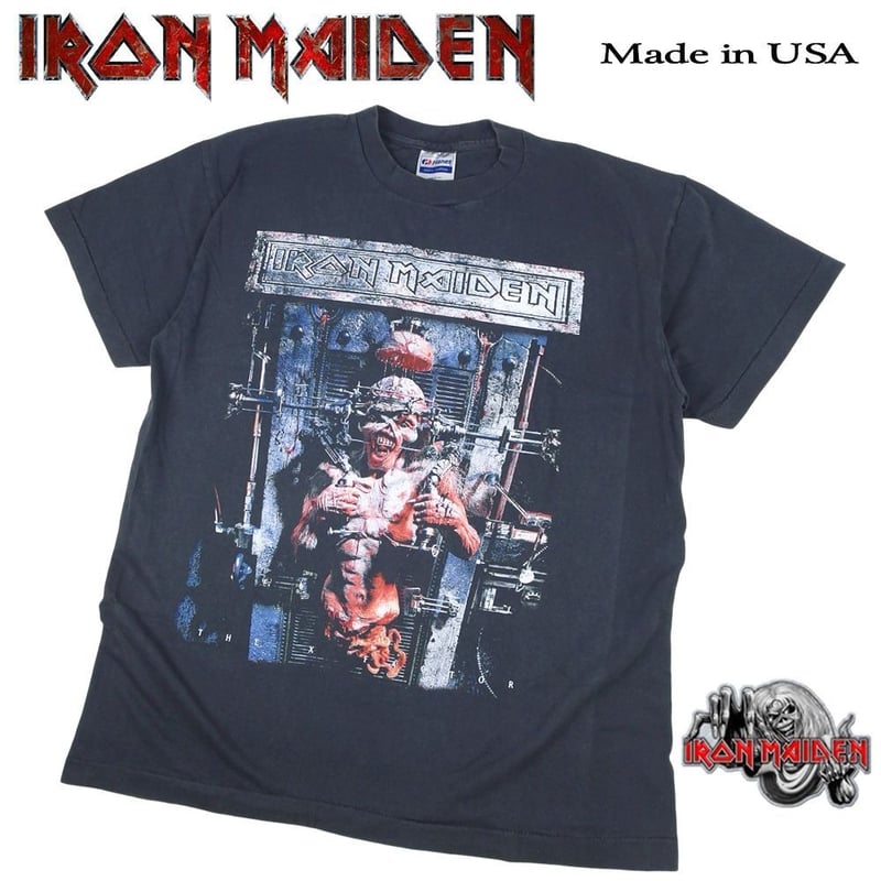 IRON MAIDEN アイアンメイデン Tシャツ 半袖 ブラック Lサイズ ヘヴィ