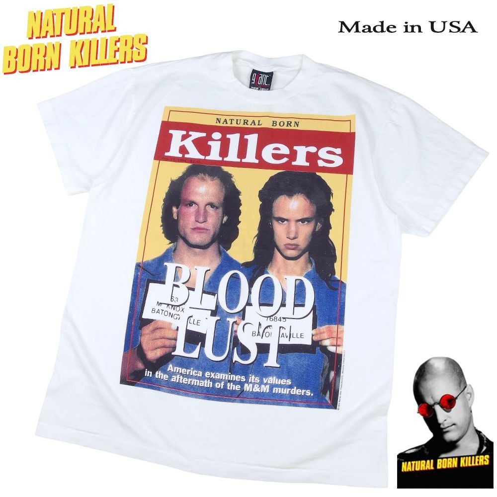 ナチュラルボーンキラーズ 1994年 ムービー T USA製 ホワイト Lサイズ