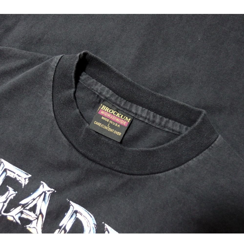 MEGADETH メガデス Tシャツ megadeth ブラック Lサイズ USA製 ヘヴィメ