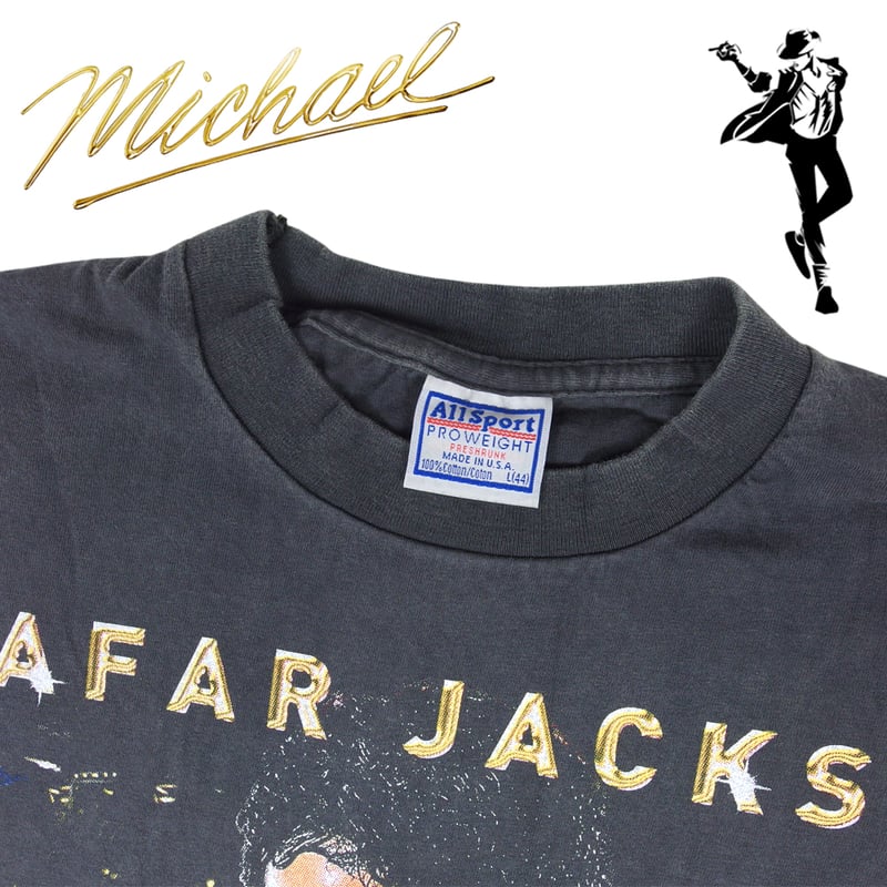 JAAFAR JACKSON Michael Jackson USA製Tシャツ MICHAEL JACKSON JAAFAR マイケルジャクソン ジャファー Tシャツ US