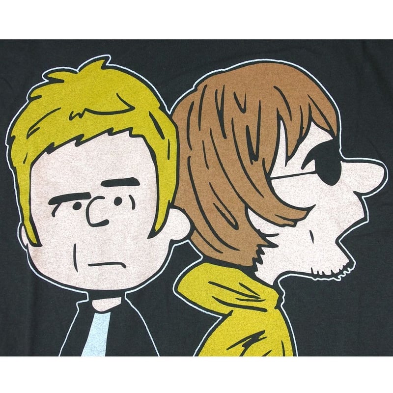 OASIS オアシス Tシャツ Hanes製 チャコール Lサイズ リアムギャラガー