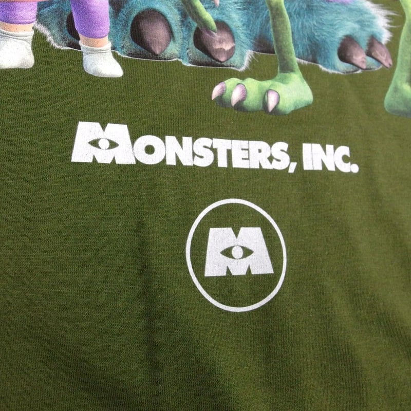 モンスターズインク Monsters Inc Tシャツ グリーン サリー マイク