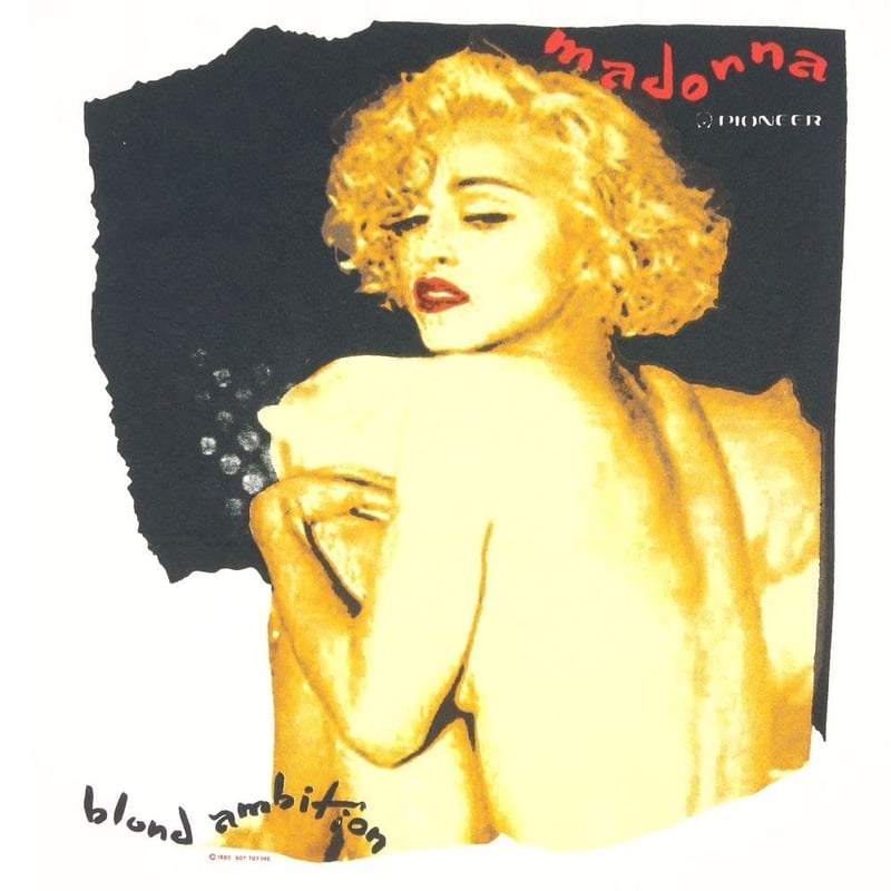 MADONNA マドンナ Tシャツ ホワイト Lサイズ バンドT blond ambition