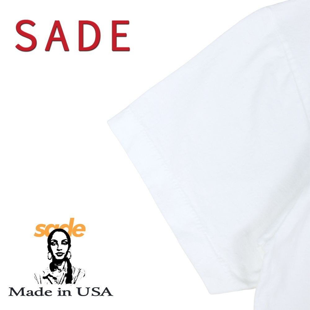 SADE シャーデー Tシャツ USA製 半袖 ホワイト L サイズ バンドT