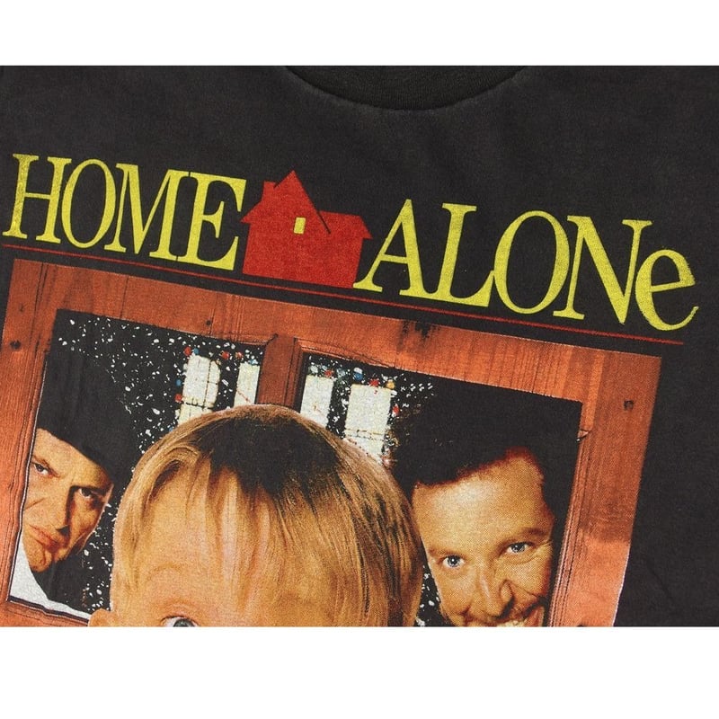 HOME ALONE ホームアローン Tシャツ 1990年 ムービー USA製 ブラック L