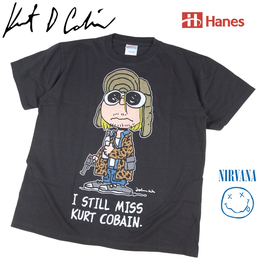 KURT COBAIN NIRVANA ニルヴァーナ カートコバーン Tシャツ Hanes製