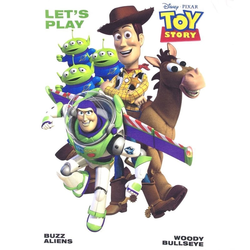TOY STORY トイストーリー Tシャツ アイボリー ウッディ バズライト