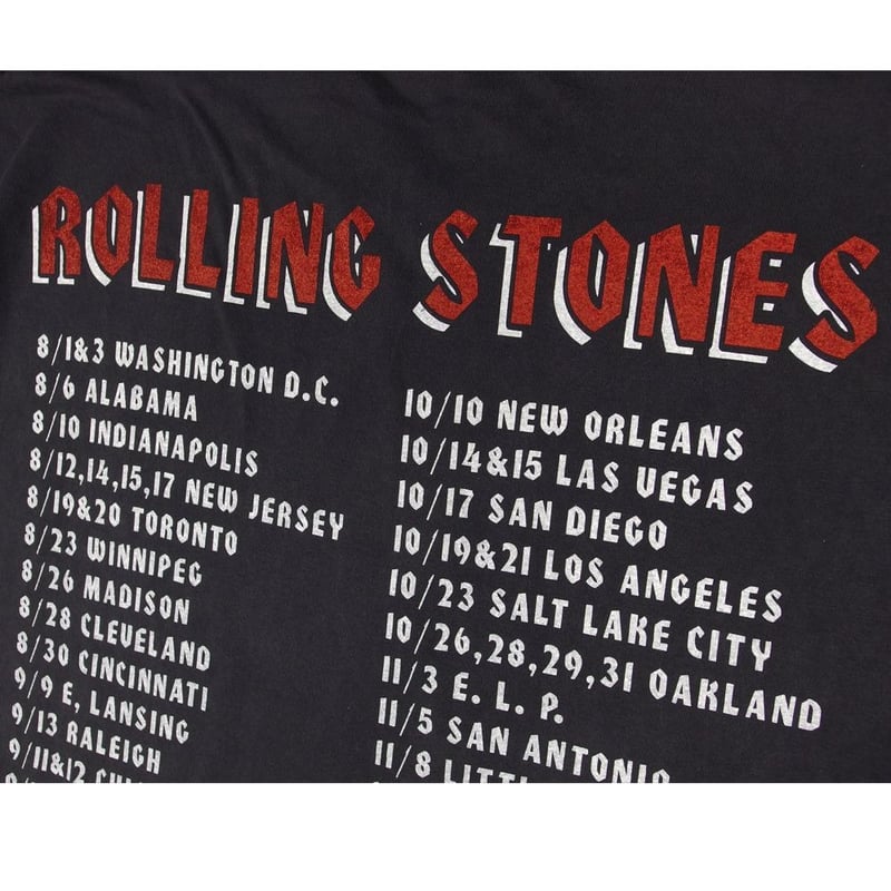 ROLLING STONES ローリングストーンズ Tシャツ ブラック Lサイズ