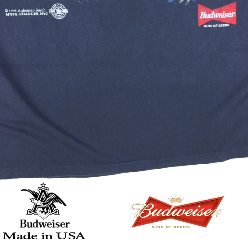 Budweiser バドワイザー Tシャツ ブラック Lサイズ 半袖 アメリカ