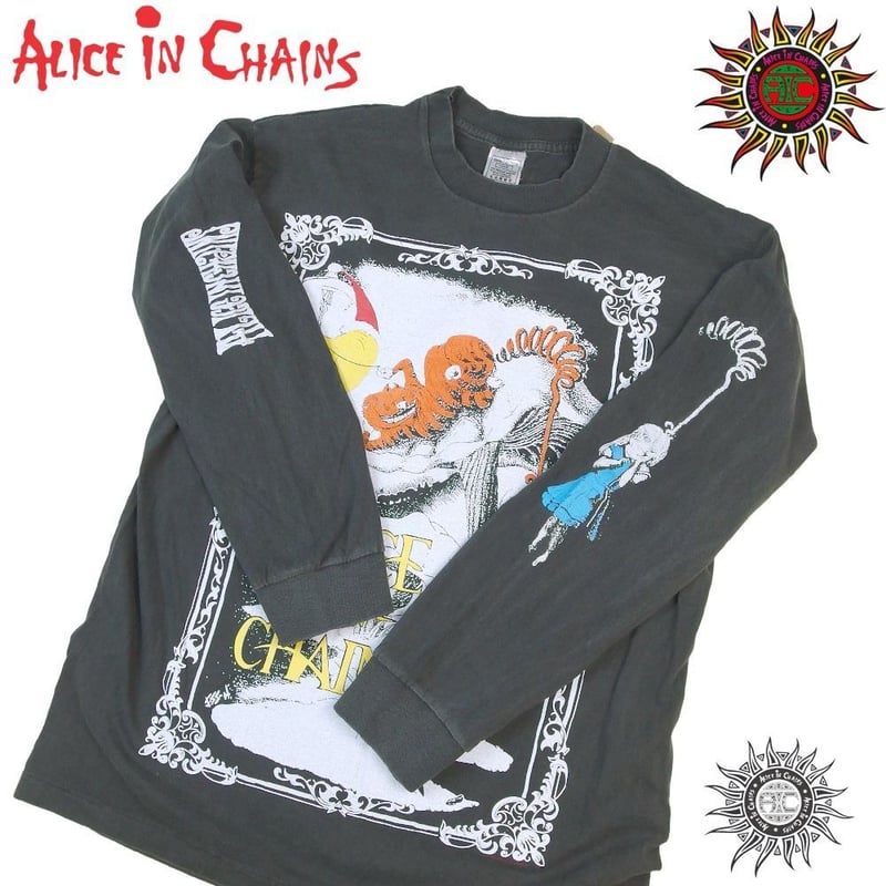 ALICE IN CHAINS ロンT アリスインチェインズ 長袖 Tシャツ wonderl