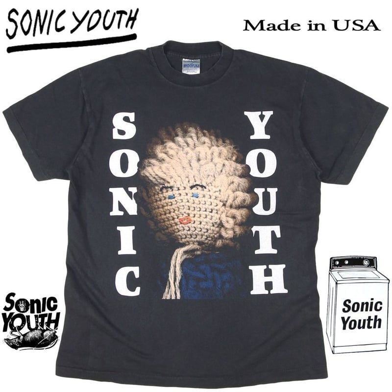 SONIC YOUTH ソニックユース Tシャツ ブラック Lサイズ マイクケリー