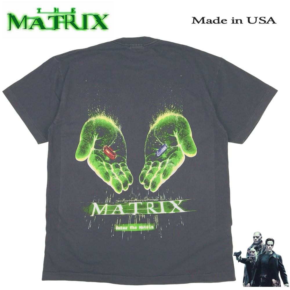 MATRIX Tシャツ マトリックス 半袖 matrix 1999 アメリカ キアヌ