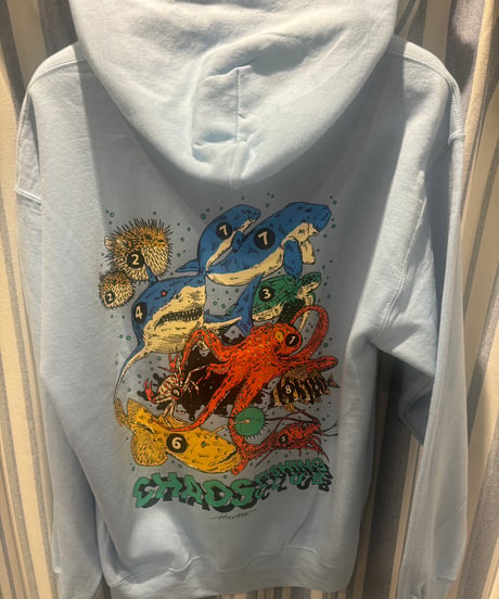 Road Of The Sea Hoodie LIGHT BLUE