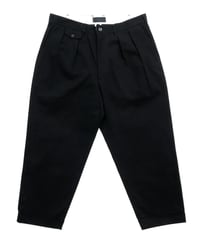 CLUMSY PICTURES 2 PLEATS RELAXED TWILL PANTS -