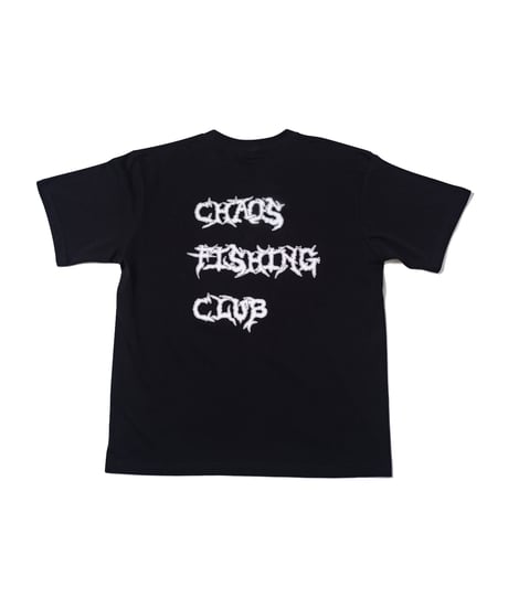 歯柄Tシャツ 半袖 ブラック