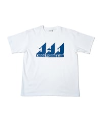 ニードルTシャツ 半袖 ホワイト