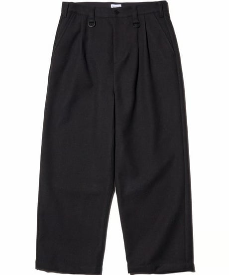 Two Tuck Normal Pants BLACK