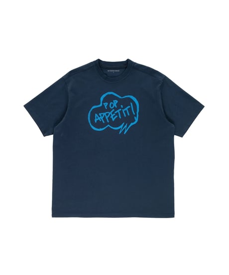 ポップボンTシャツネイビー
