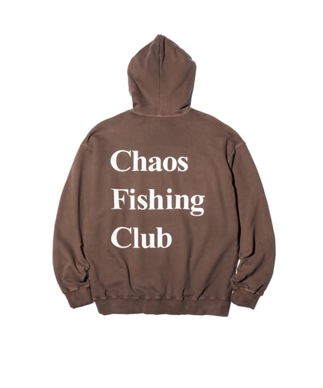 Logo Pigment Hoodie BROWN