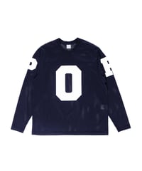 ポップメッシュフットボール ロングスリーブネイビー