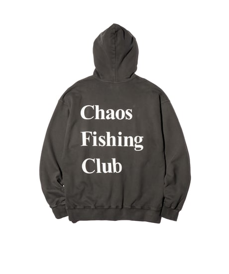 Logo Pigment Hoodie INK BLACK