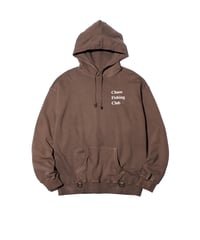 Logo Pigment Hoodie BROWN
