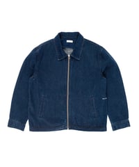 Pop Denim Full Zip Jacket Rinsed Denim