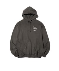 Logo Pigment Hoodie INK BLACK