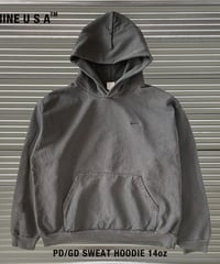 PIGMENT/GARMENT DYE SWEAT HOODIE 14oz