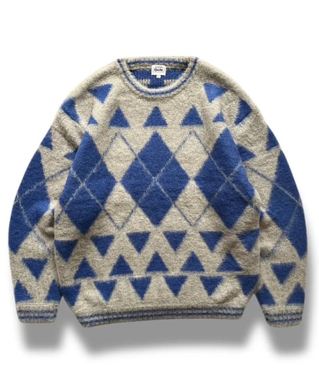 RWCHE "DANTE MOHAIR SWEATER" -GRAY-