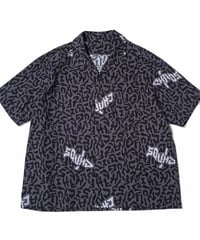 フィッシュシャドウシャツ 半袖 グレイ