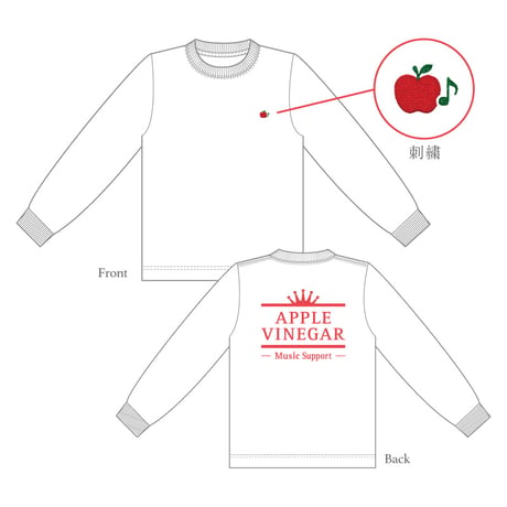 AVMS Long Sleeve Tee / White
